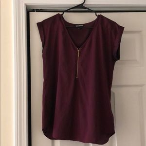 Express Zipper Detail Blouse